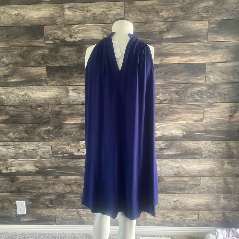 NWT Kirundo Women’s Summer Halter Neck, Sleeveless Mini Dress Loose Tank. - Picture 5 of 6